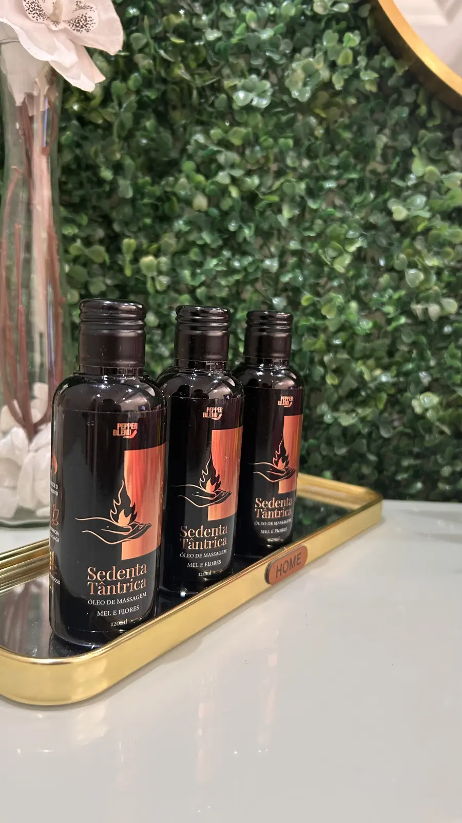 Óleo Sedenta Tântrica Mel e Flores Pepper Blend 120ml