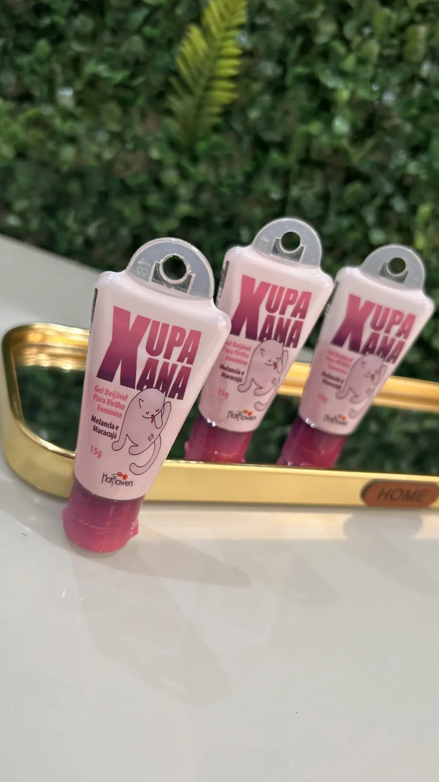 Gel Beijável para virilha feminina Xupa Xana melancia e maracujá 15g