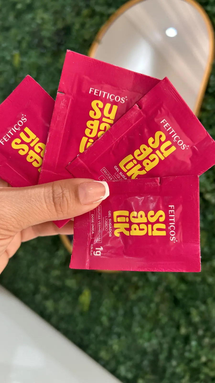 Sachê Sugalik Frutas Vermelhas Feitiços 1g