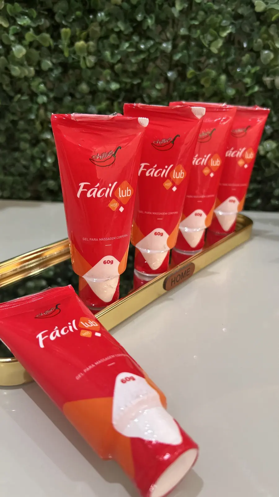 Gel P/ Massagem Corporal Fácil Lub Hot Chillies 60g